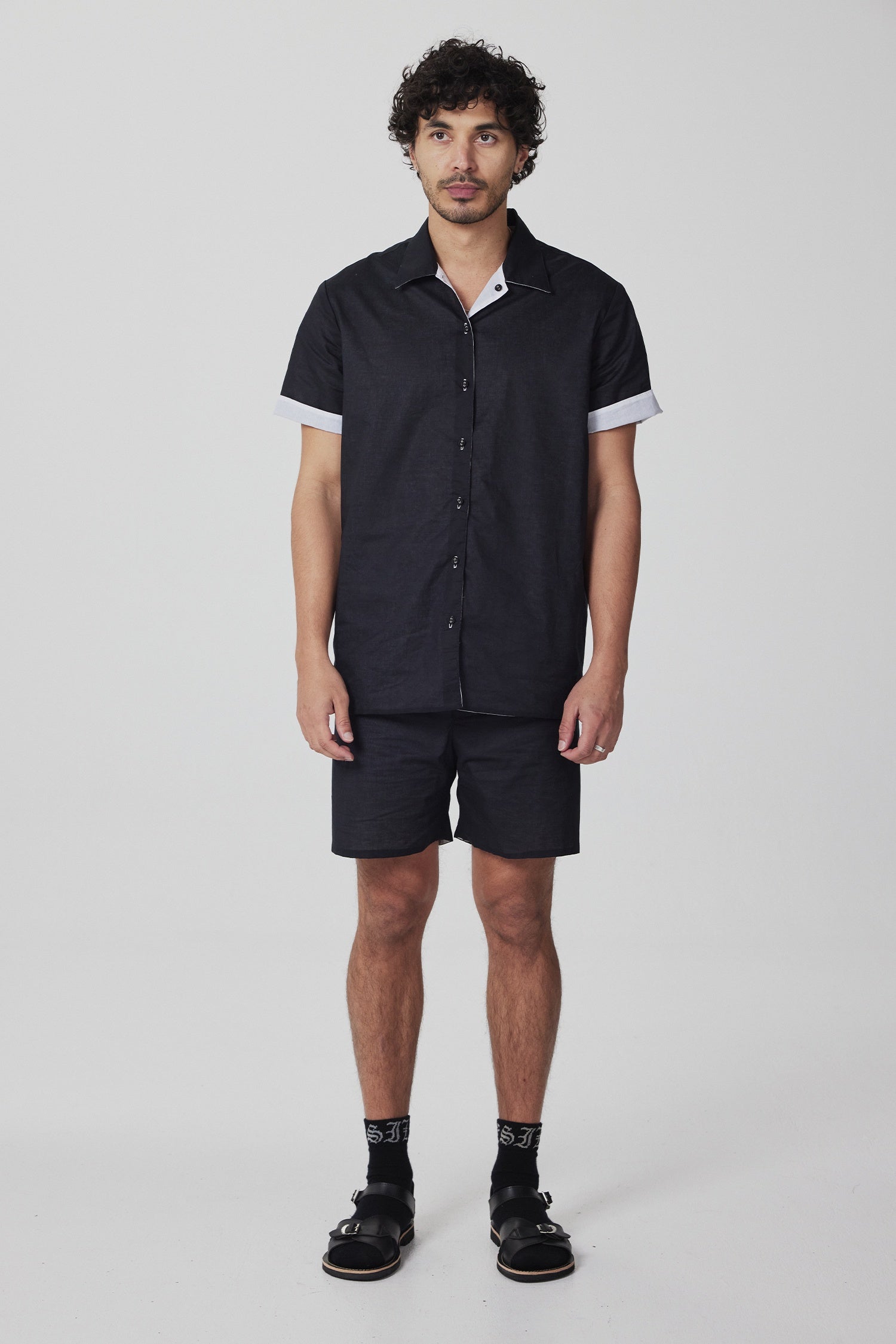 DUO BOXER IN BLACK/WHITE, SS26