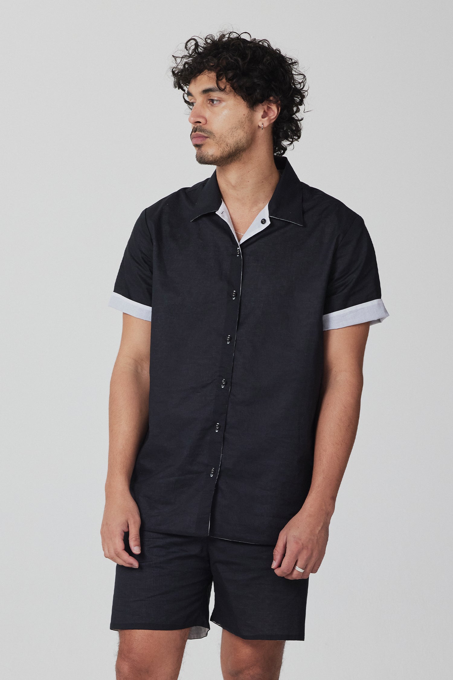 DUO BOXER IN BLACK/WHITE, SS26