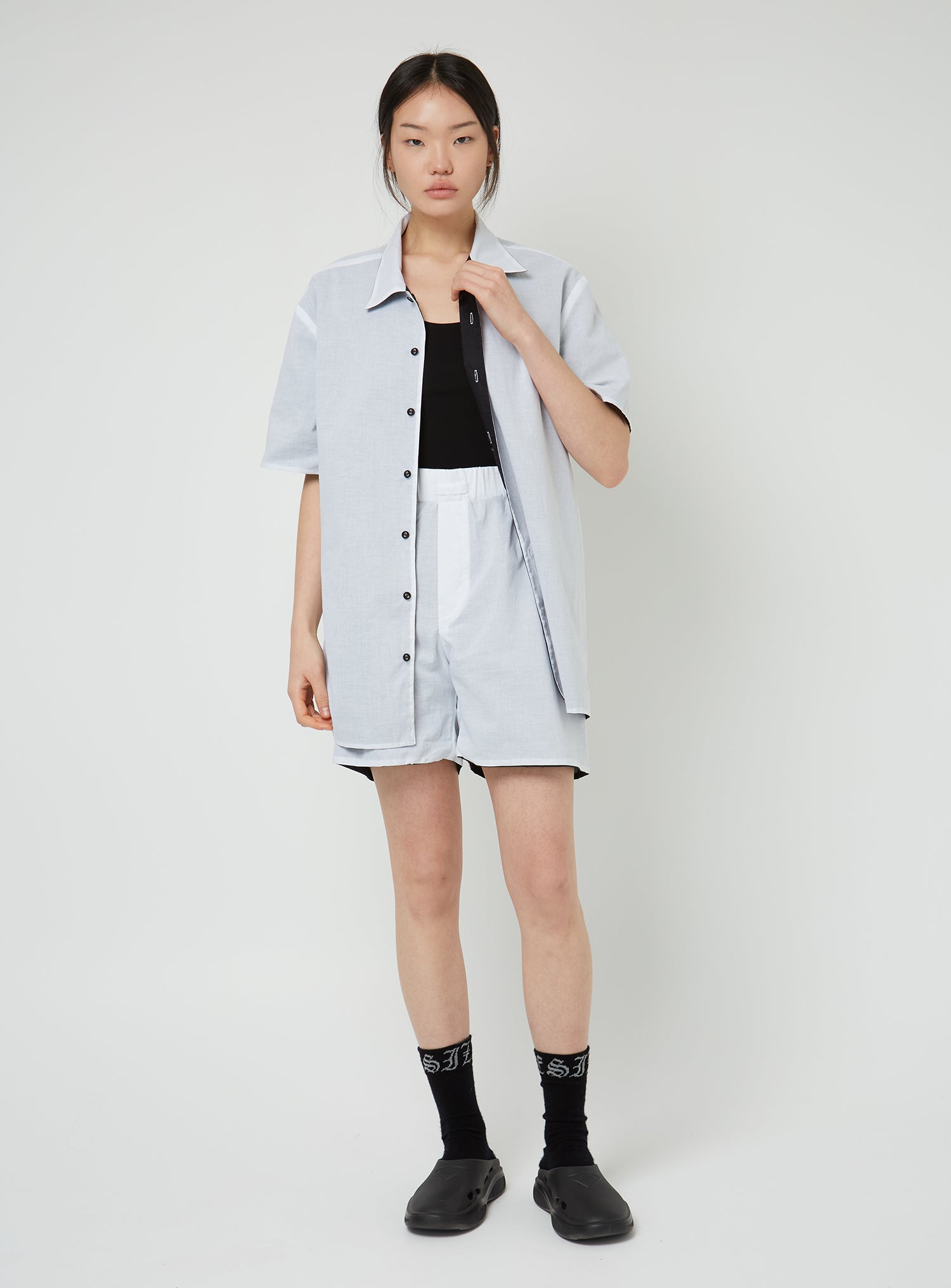 DUO BOXER IN BLACK/WHITE (UNISEX), SS26