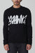 GRAFFITI LONG SLEEVE IN BLACK/WHITE, SS26