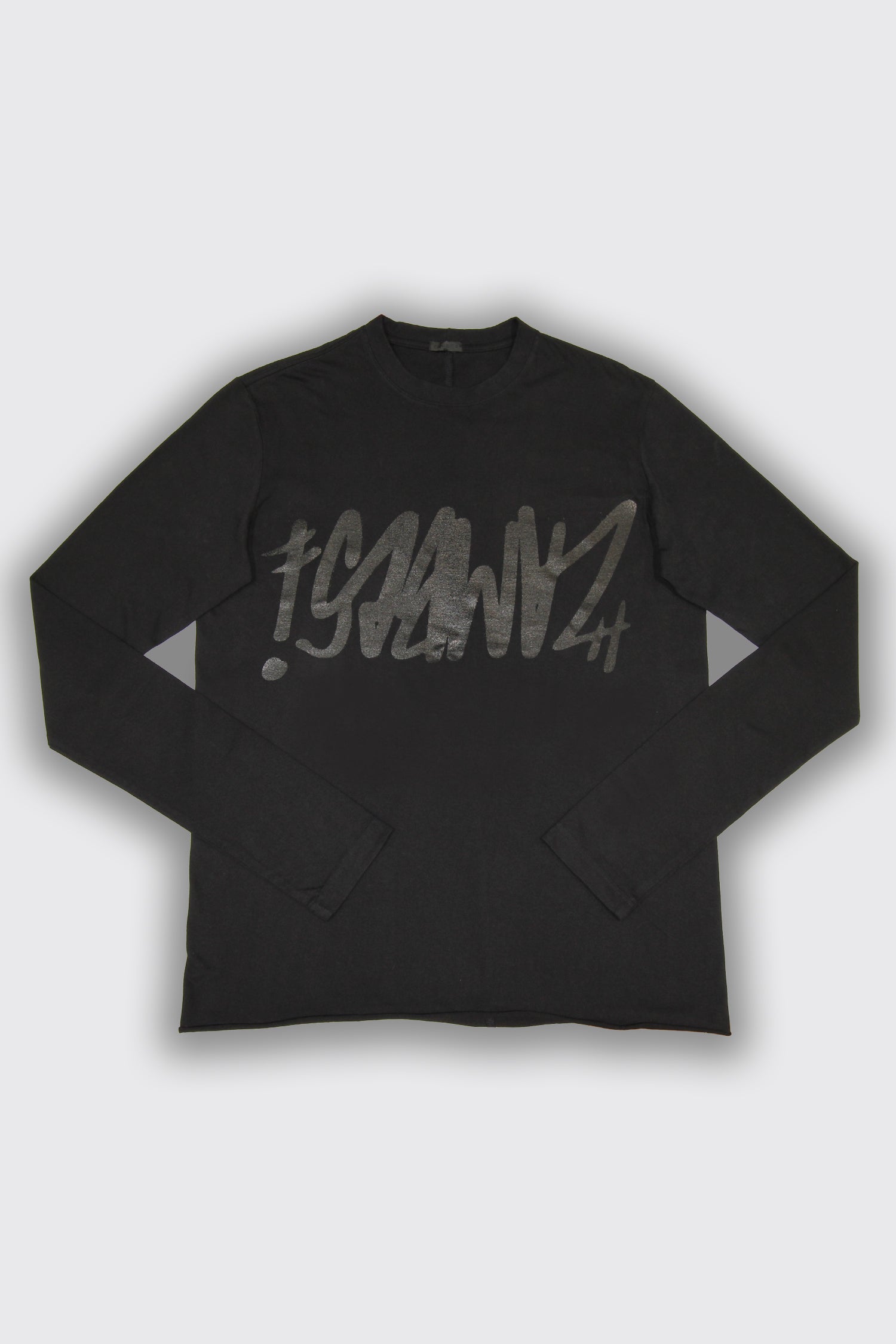 GRAFFITI LONG SLEEVE IN BLACK/BLACK, SS26