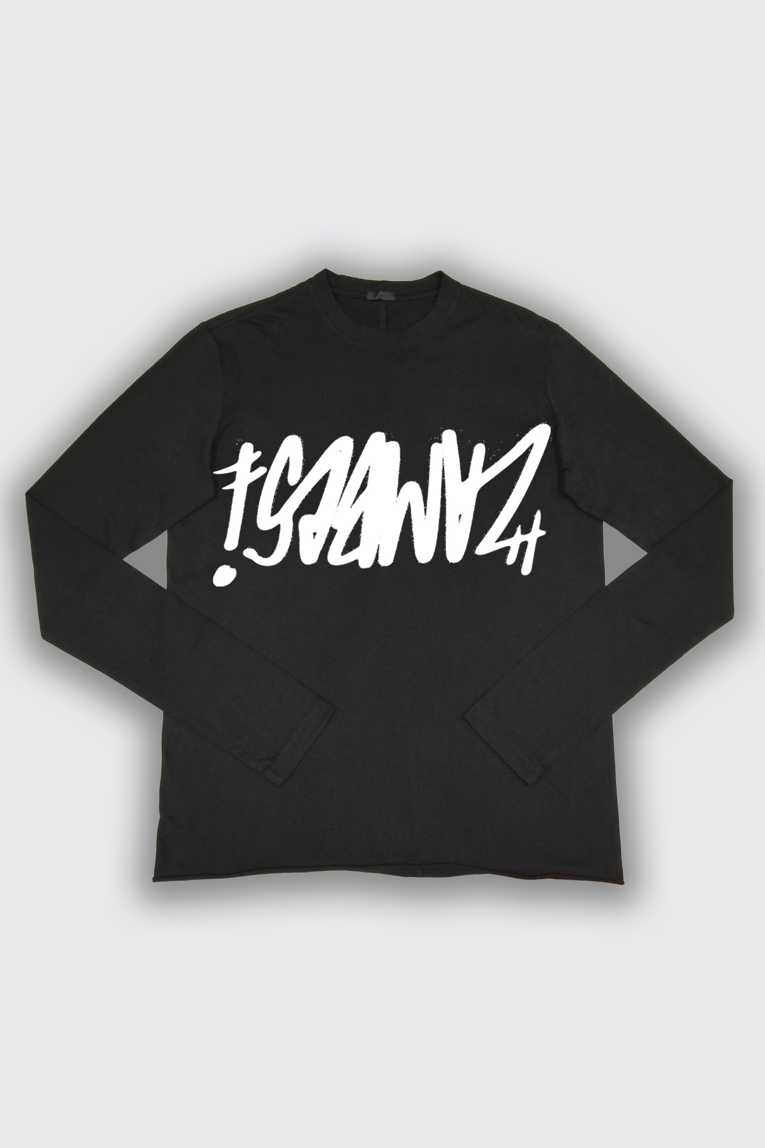 GRAFFITI LONG SLEEVE IN BLACK/WHITE, SS26