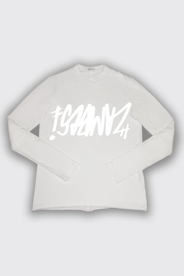King Gnu ロンT LONG SLEEVE TEE [WHITE] king Gnu STITCHED GNU LONG