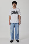 GRAFFITI TEE IN WHITE/BLACK, SS26