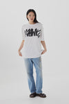 GRAFFITI TEE IN WHITE/BLACK, SS26