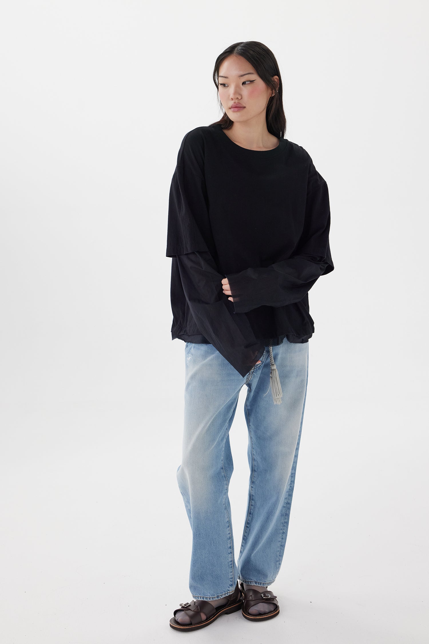 LAYER TEE IN PHANTOM (UNISEX), SS26