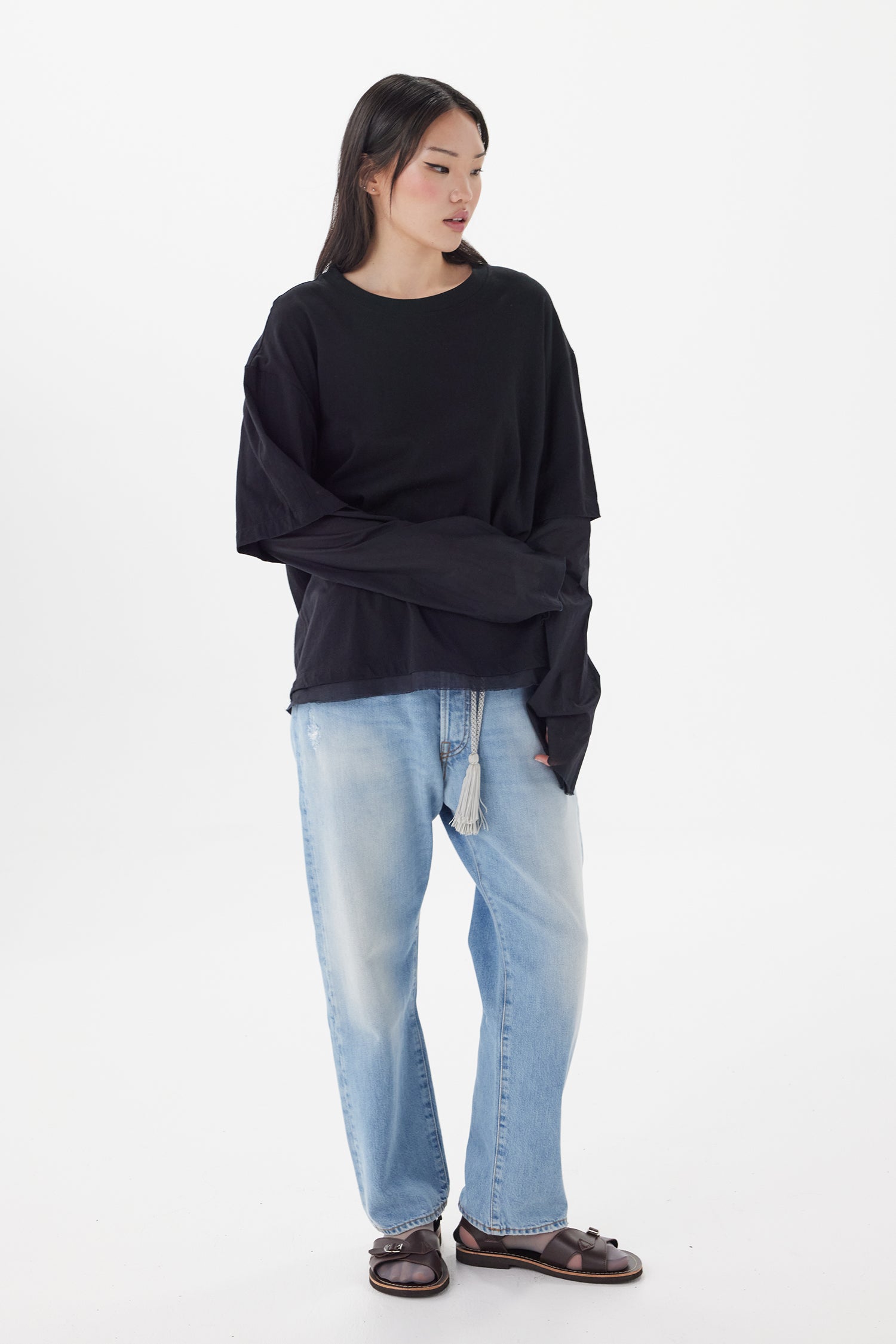 LAYER TEE IN PHANTOM (UNISEX), SS26