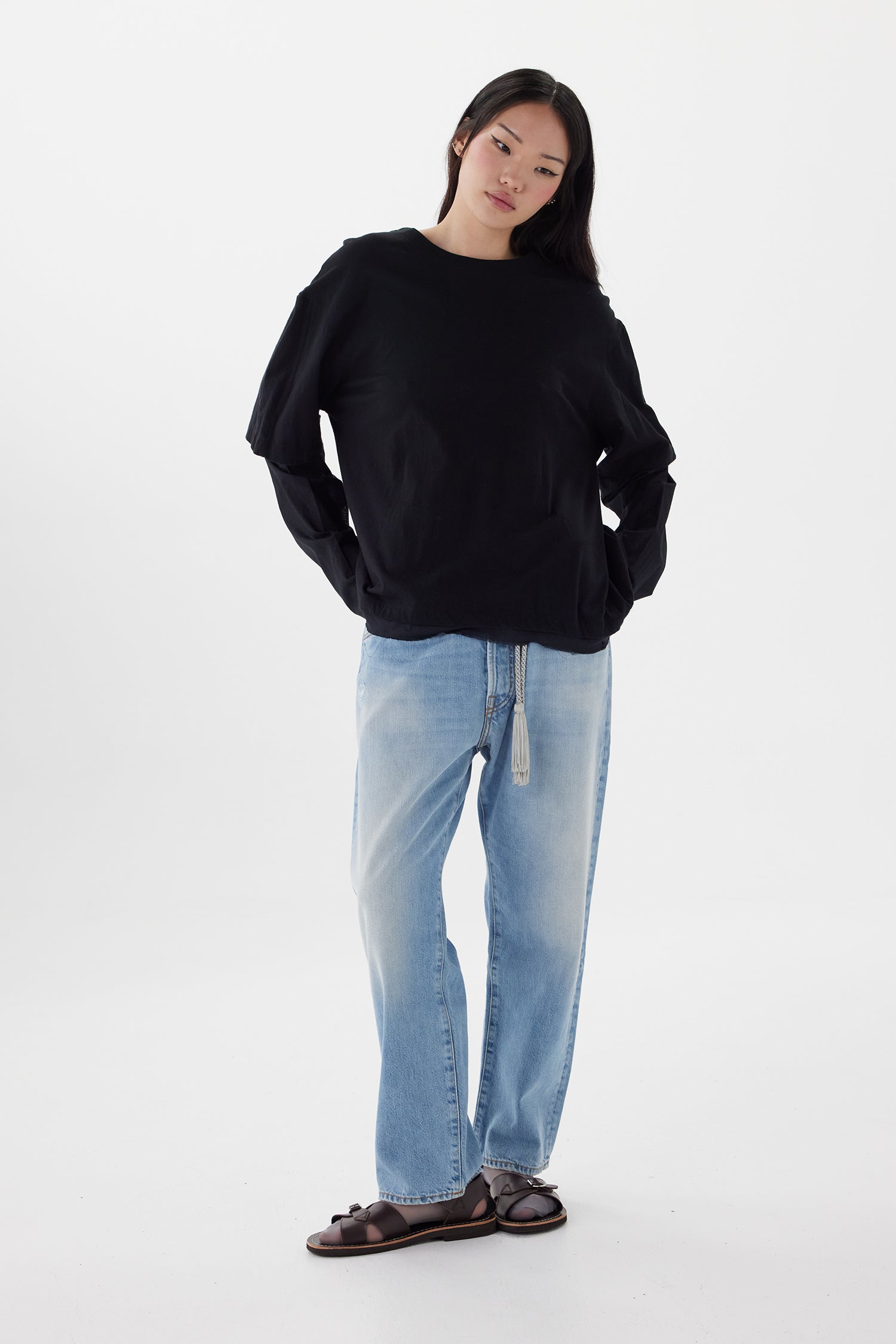 LAYER TEE IN PHANTOM (UNISEX), SS26