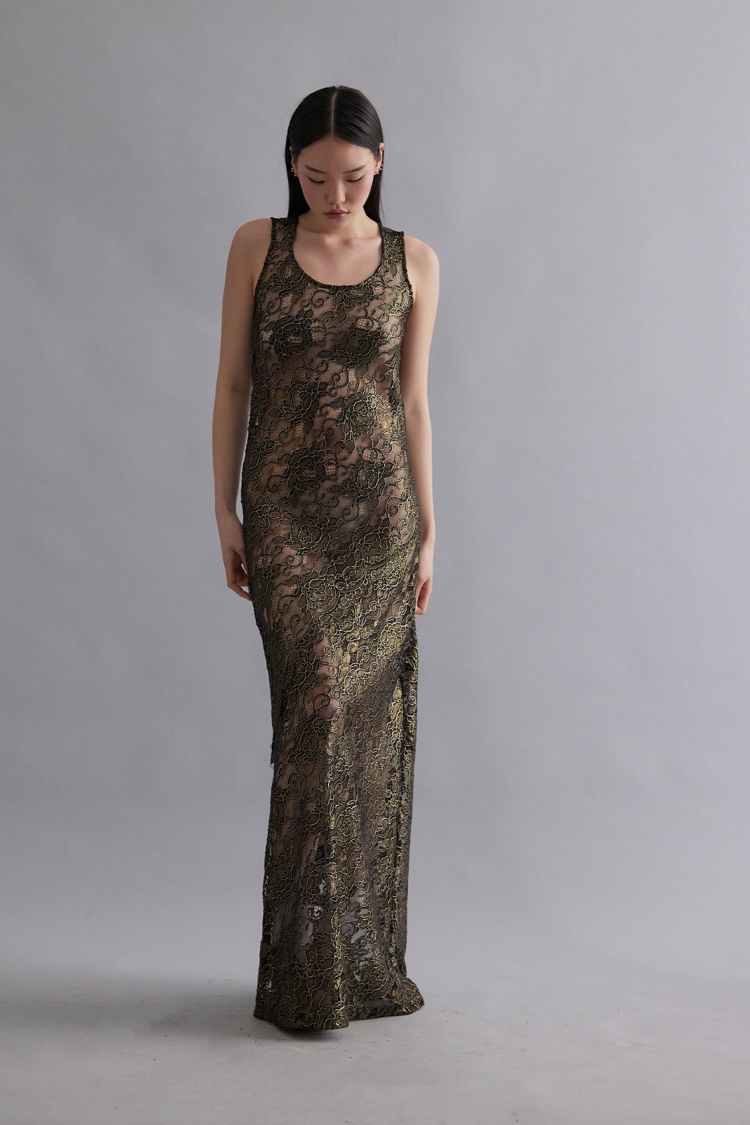 slim fit dress slacks SIREN IN GOLDLEAF, SS26