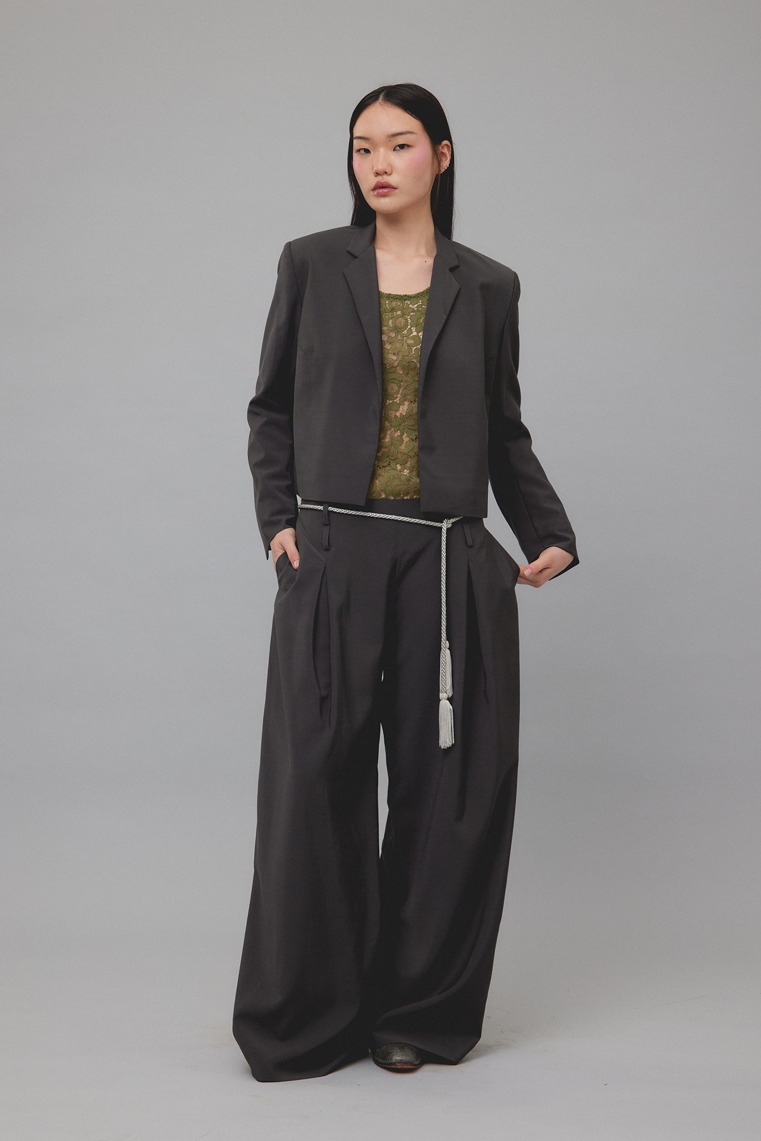 STEP JACKET IN LEAD, SS26