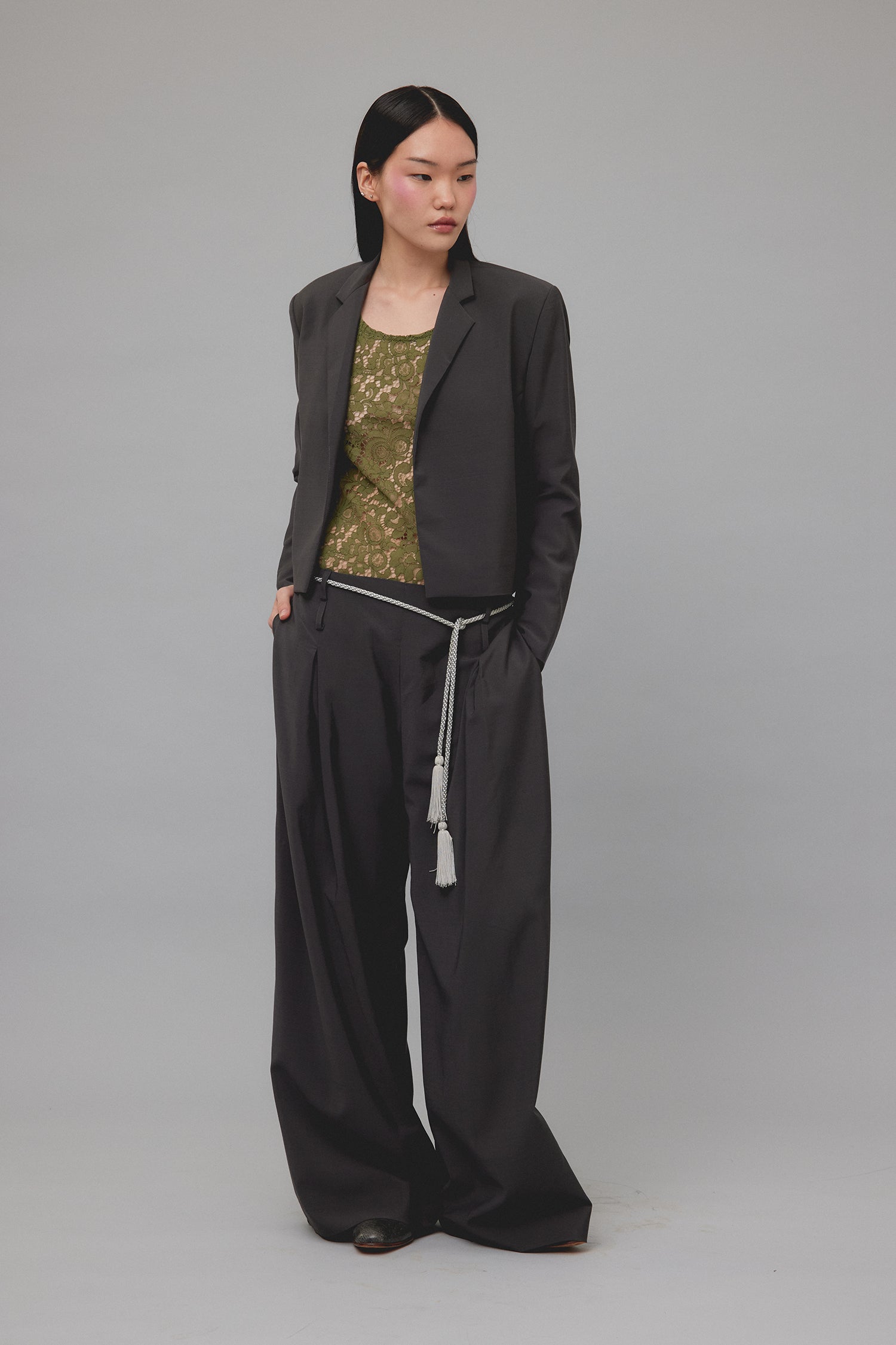 STEP JACKET IN LEAD, SS26