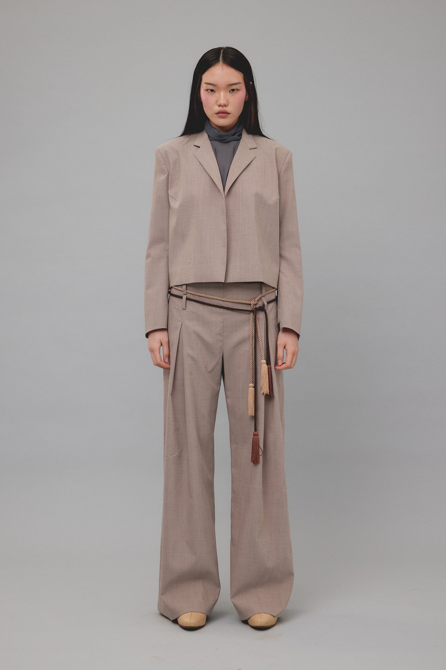 STEP JACKET IN MUSHROOM, SS26