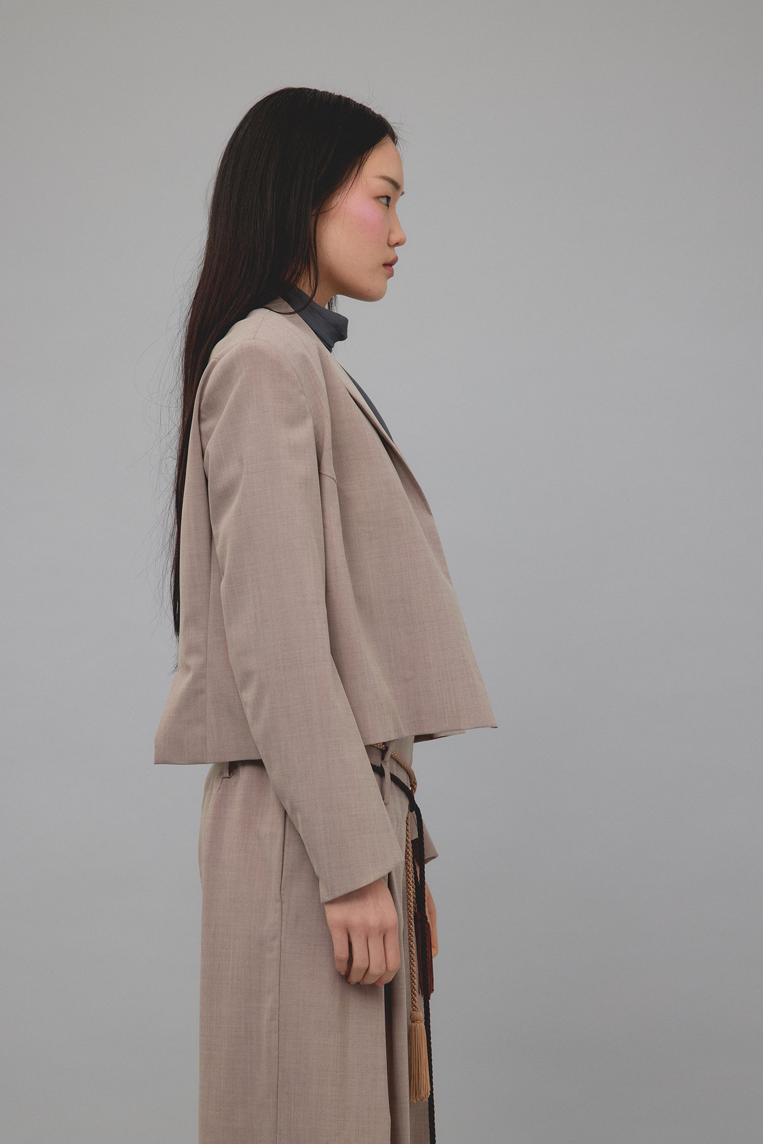 STEP JACKET IN MUSHROOM, SS26