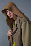 HOODED SCARF IN CAMEL, W23