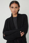 THE SHAWL CARDI IN PANTHER, W23