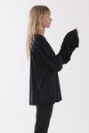 LAYER TEE IN BLACKEN (UNISEX), W25