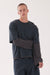 LAYER TEE IN CHARRED, W25