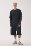 LAYER TEE IN CHARRED, W25