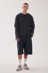 LAYER TEE IN CHARRED, W25