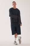 LAYER TEE IN CHARRED, W25