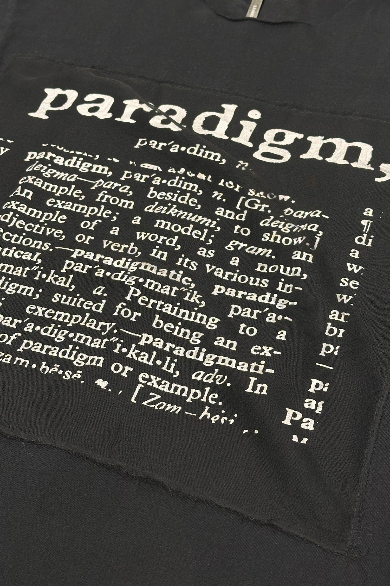 PARADIGM LS TEE IN  BLACK