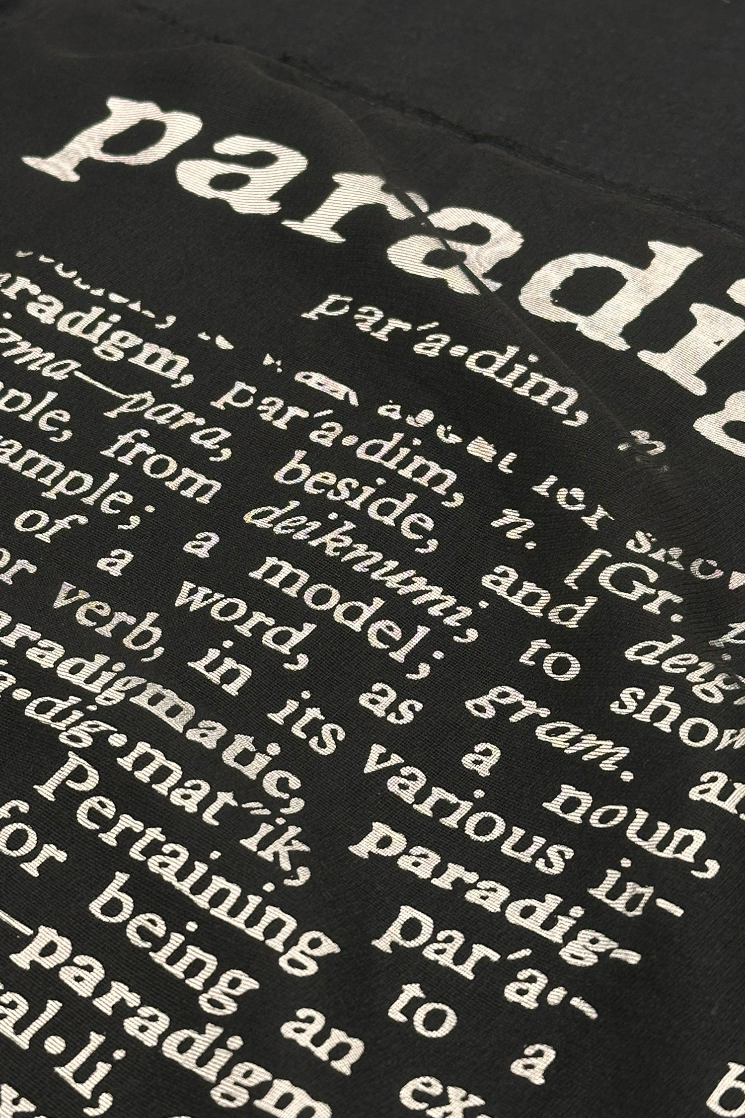 PARADIGM SS TEE IN BLACK