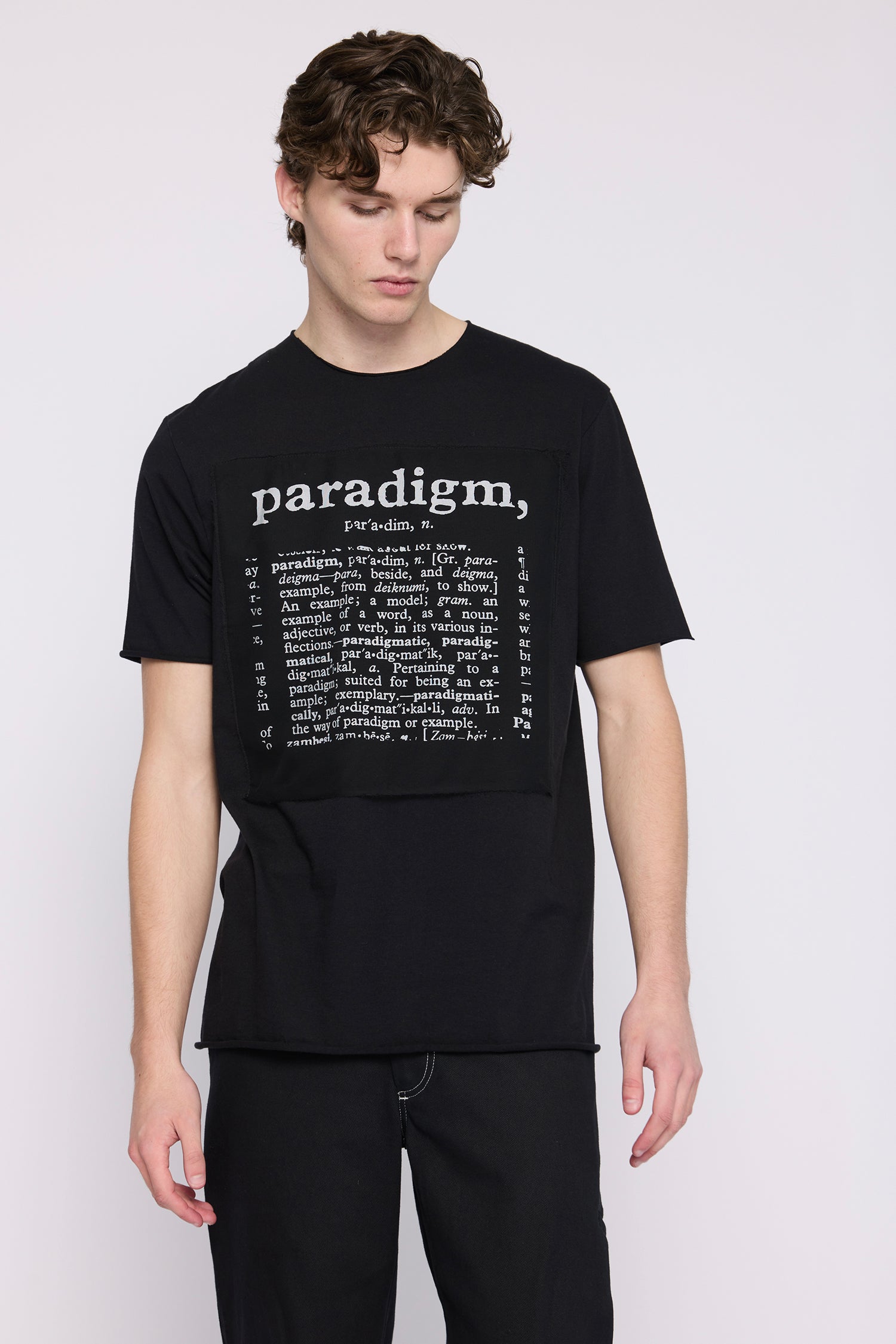 PARADIGM SS TEE IN BLACK