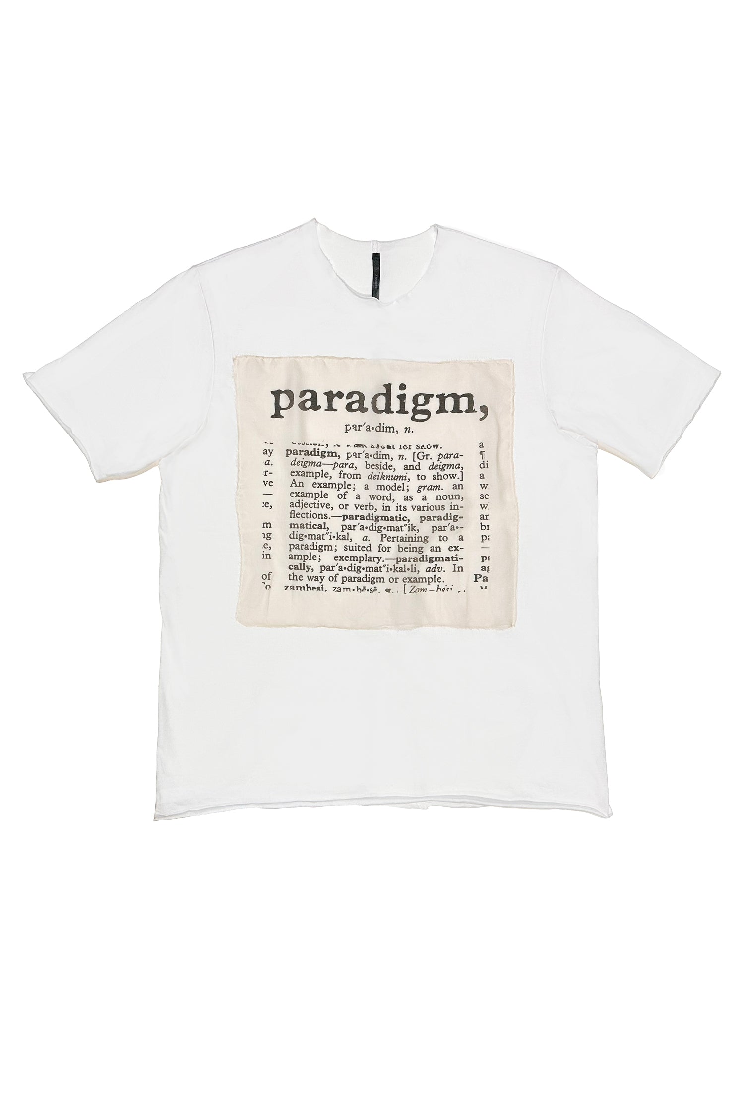 PARADIGM SS TEE IN  WHITE