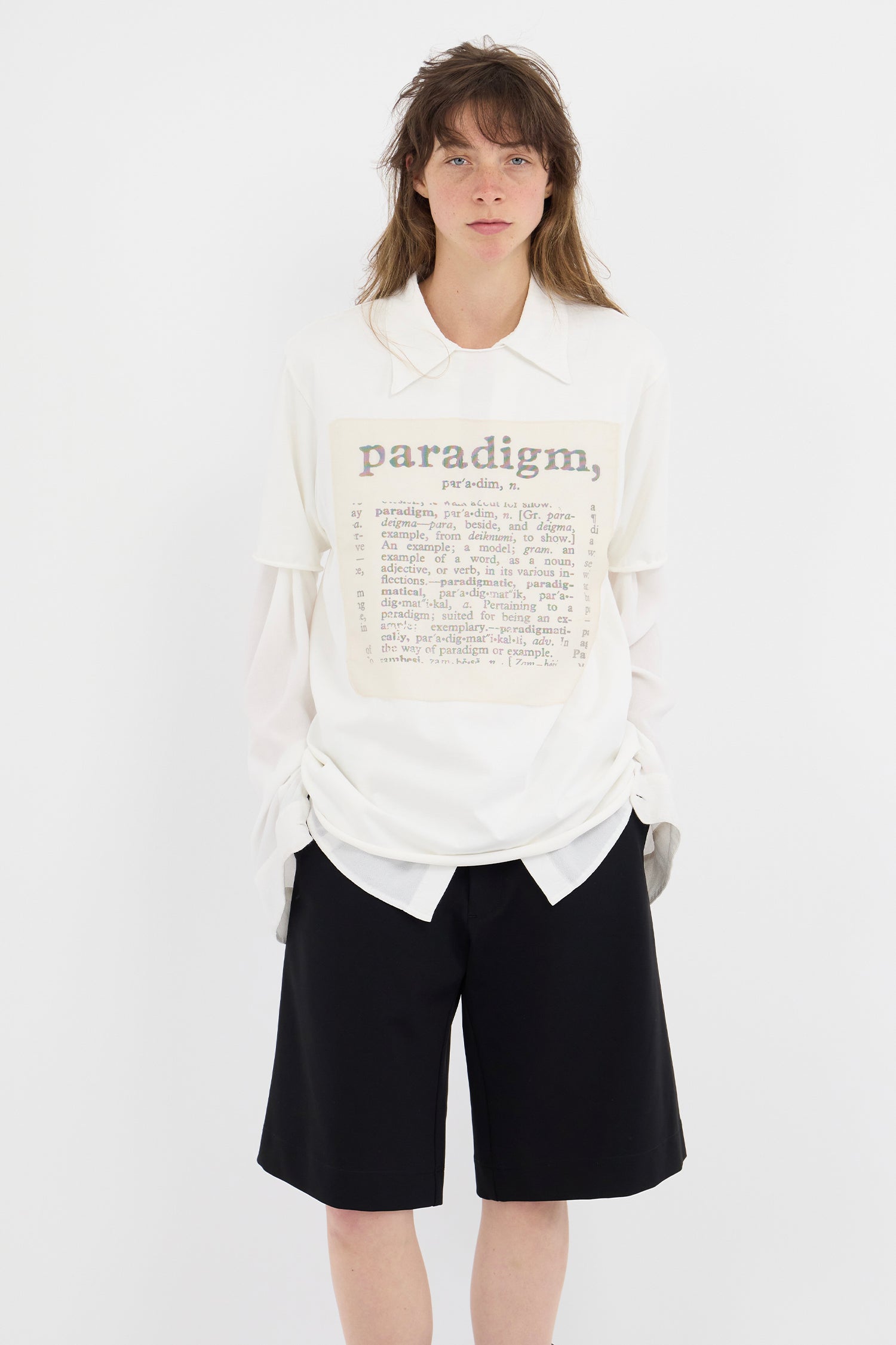 PARADIGM TEE IN  WHITE, AW26