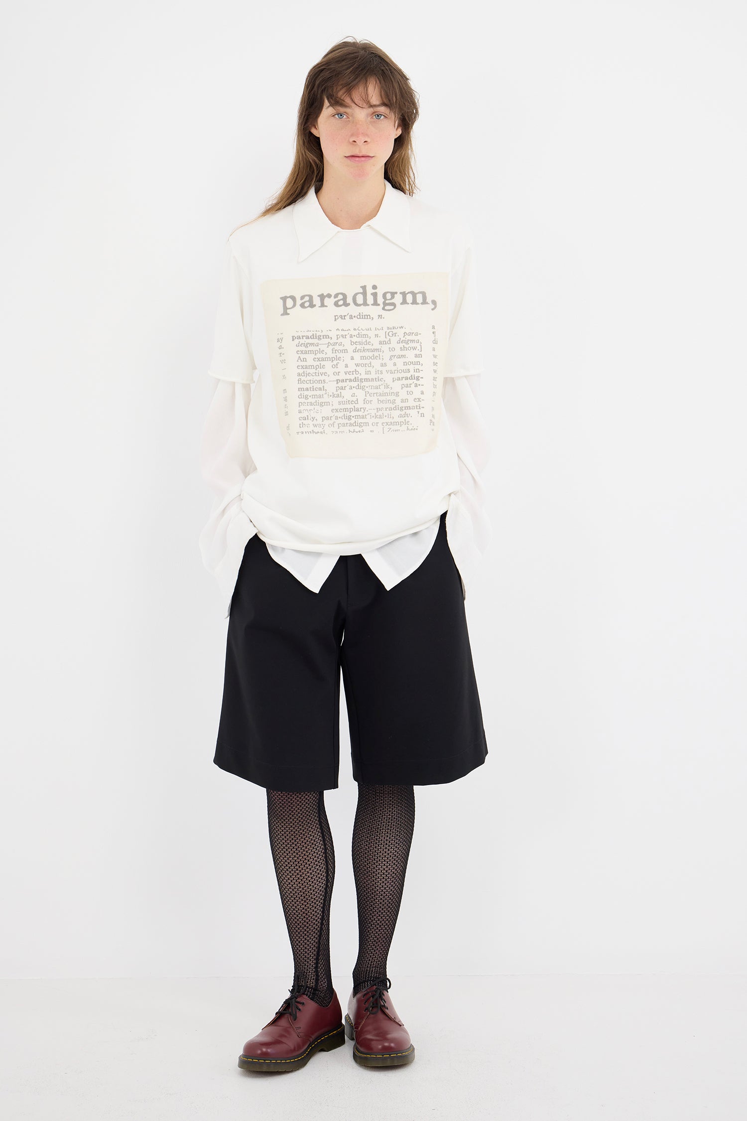PARADIGM TEE IN  WHITE, AW26