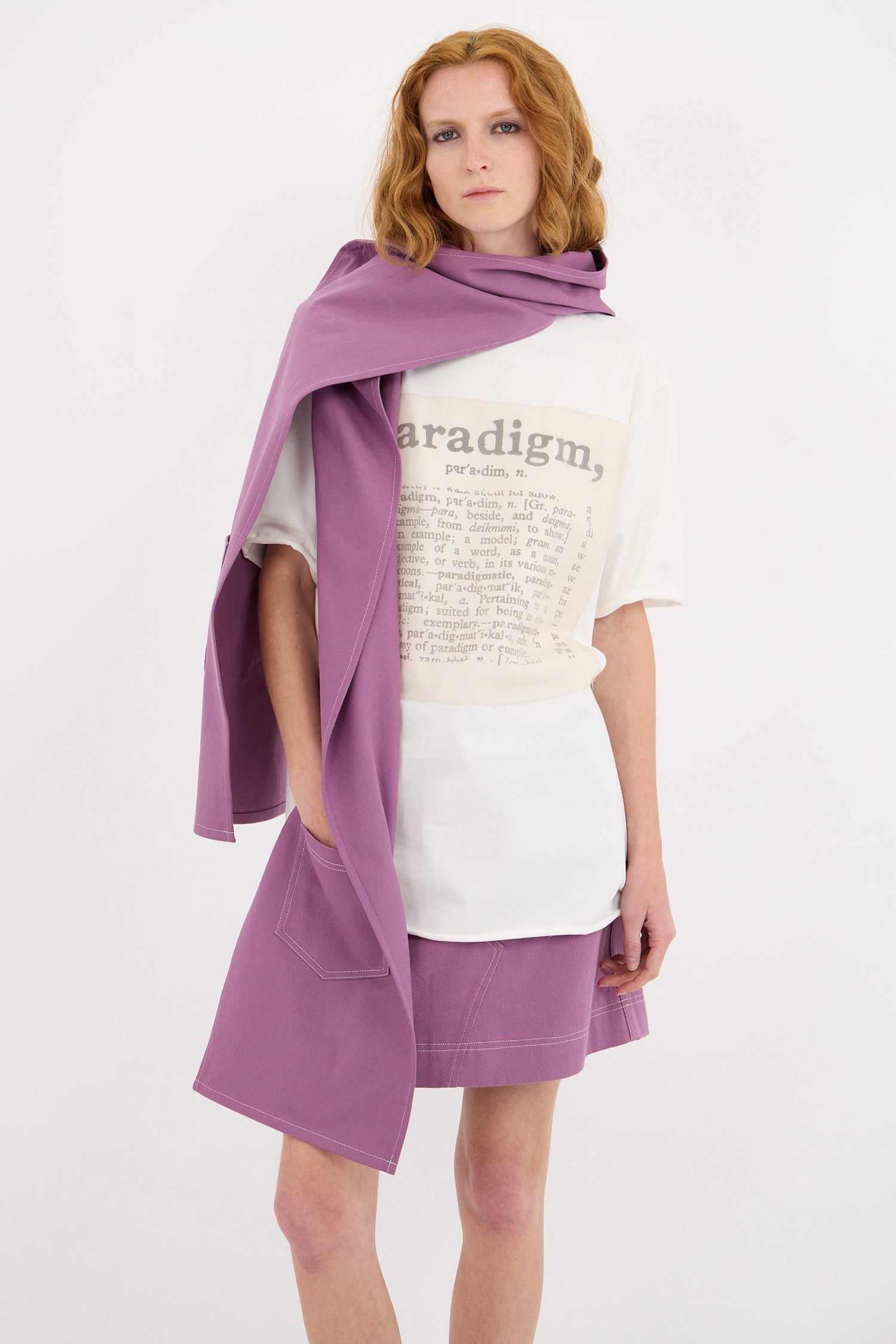 PARADIGM SS TEE IN  WHITE