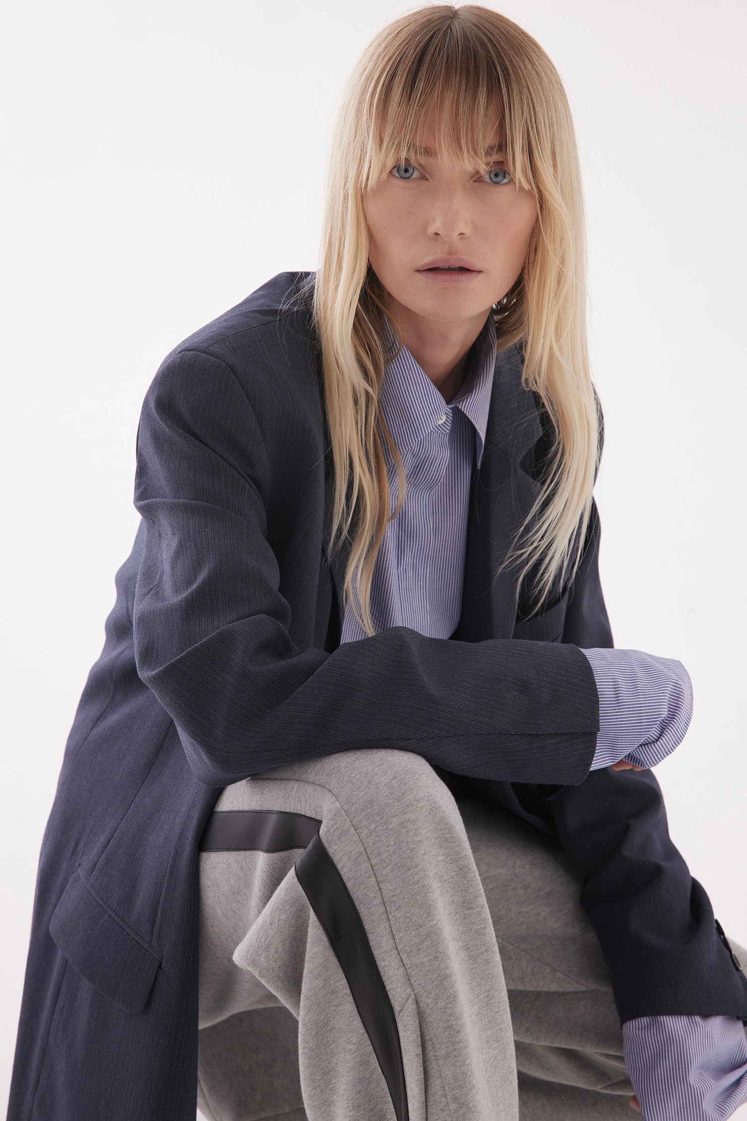 THE AUTEUR IN PINSTRIPE (UNISEX), W25