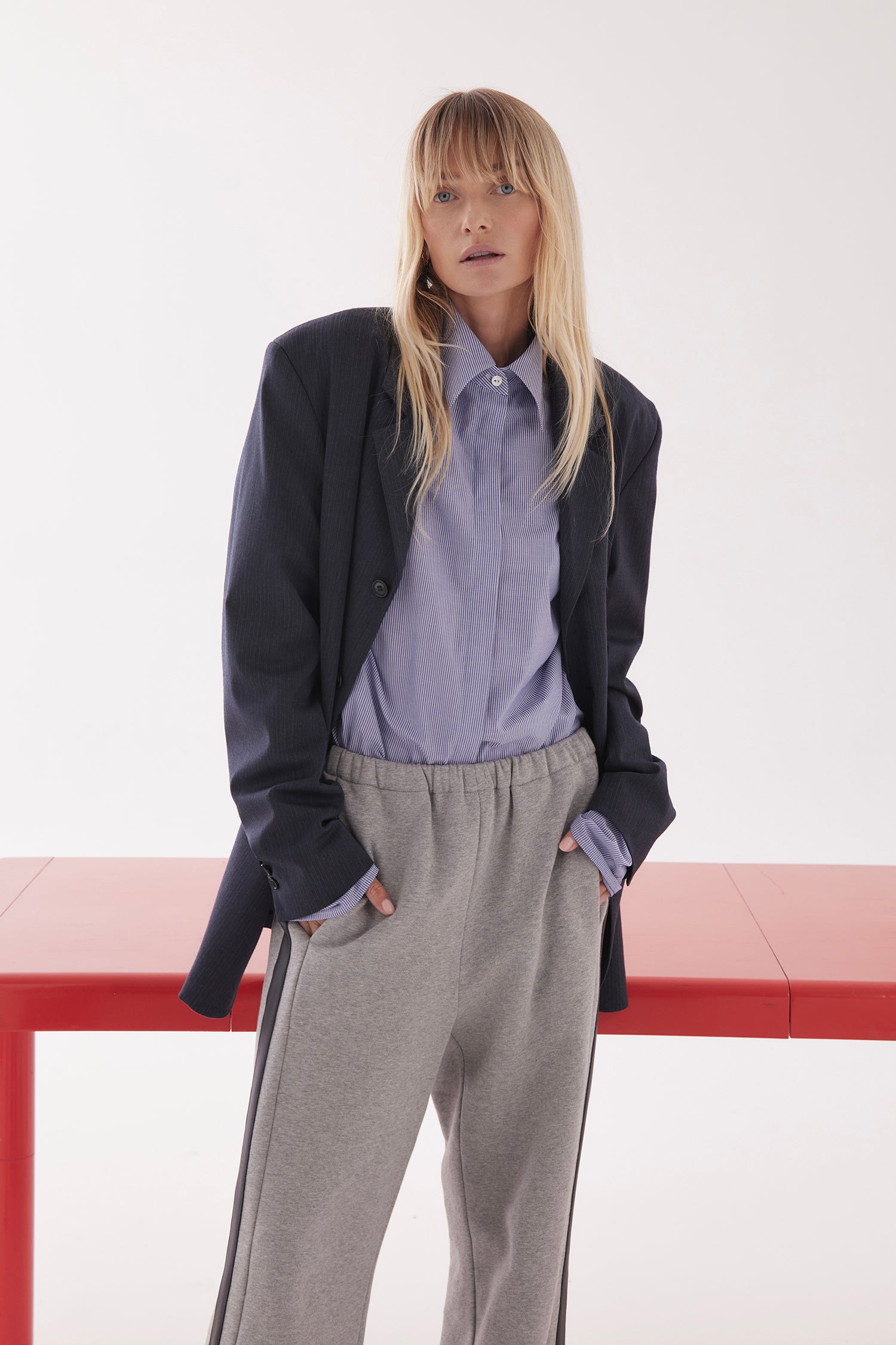 THE AUTEUR IN PINSTRIPE (UNISEX), W25