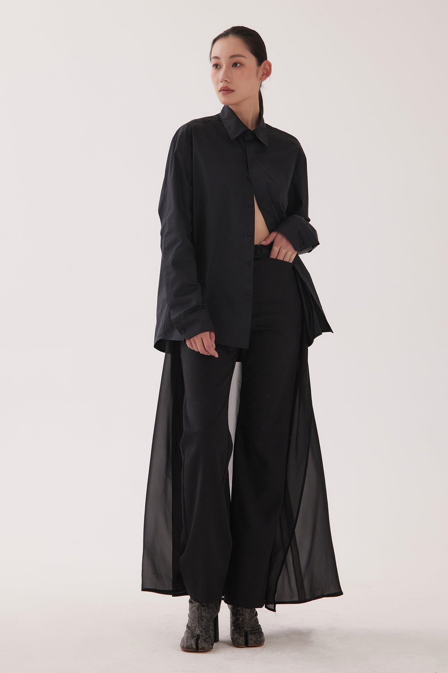 TUX TROUSER IN SUITBLACK, W25