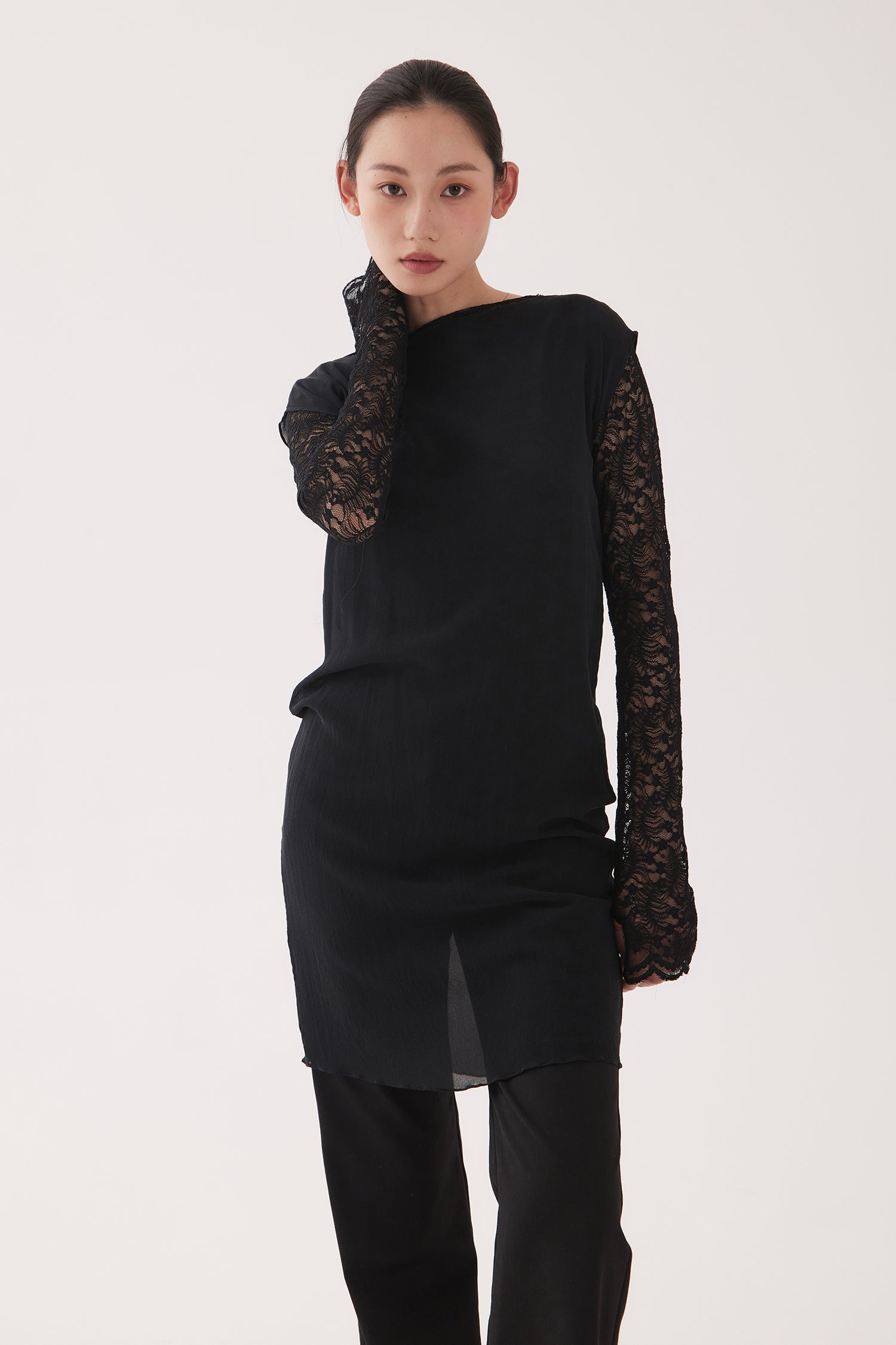 VANITY TUNIC IN NOIR, W25