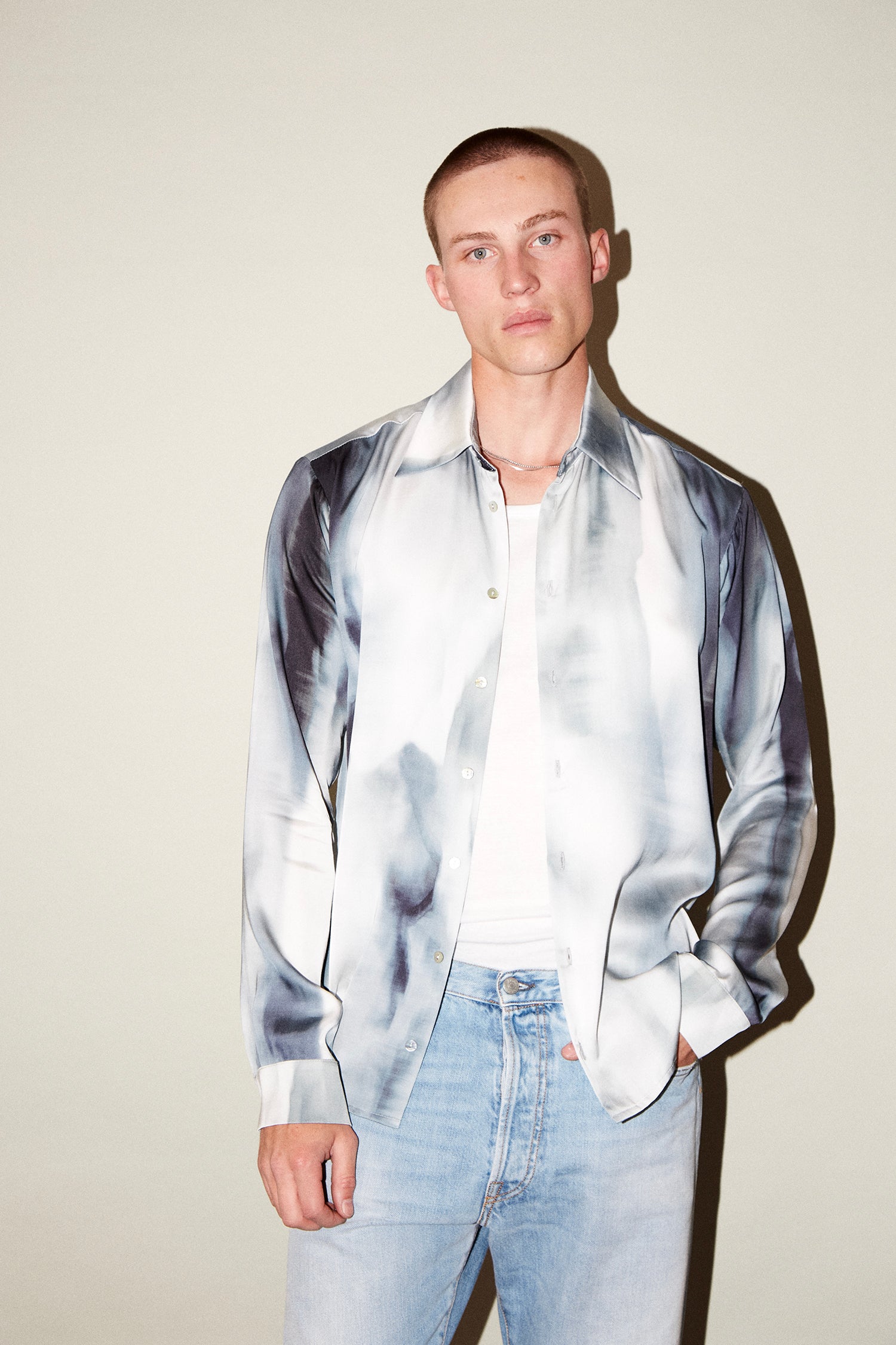 VINTAGE SHIRT IN ARCTIC, W25