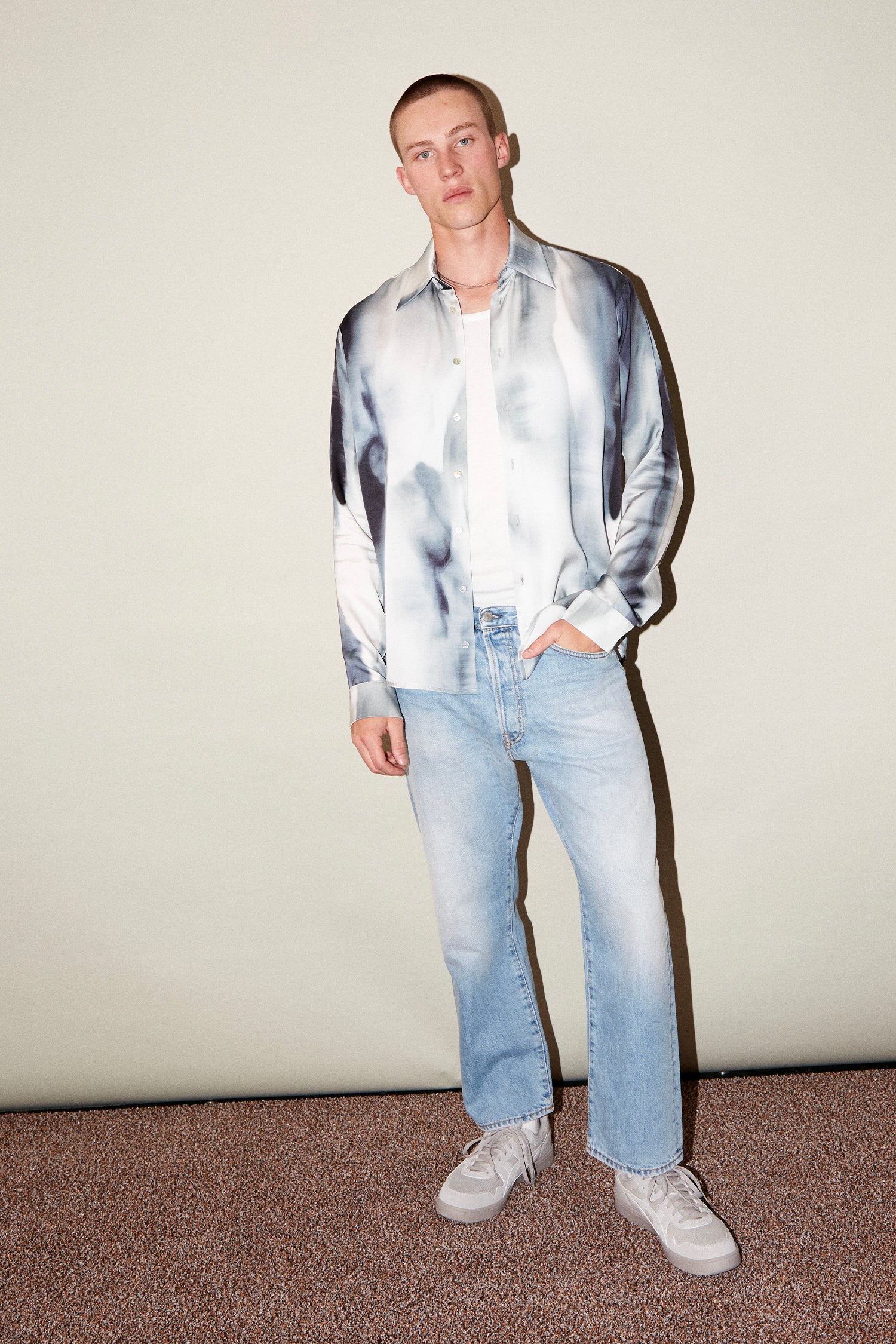 VINTAGE SHIRT IN ARCTIC, W25