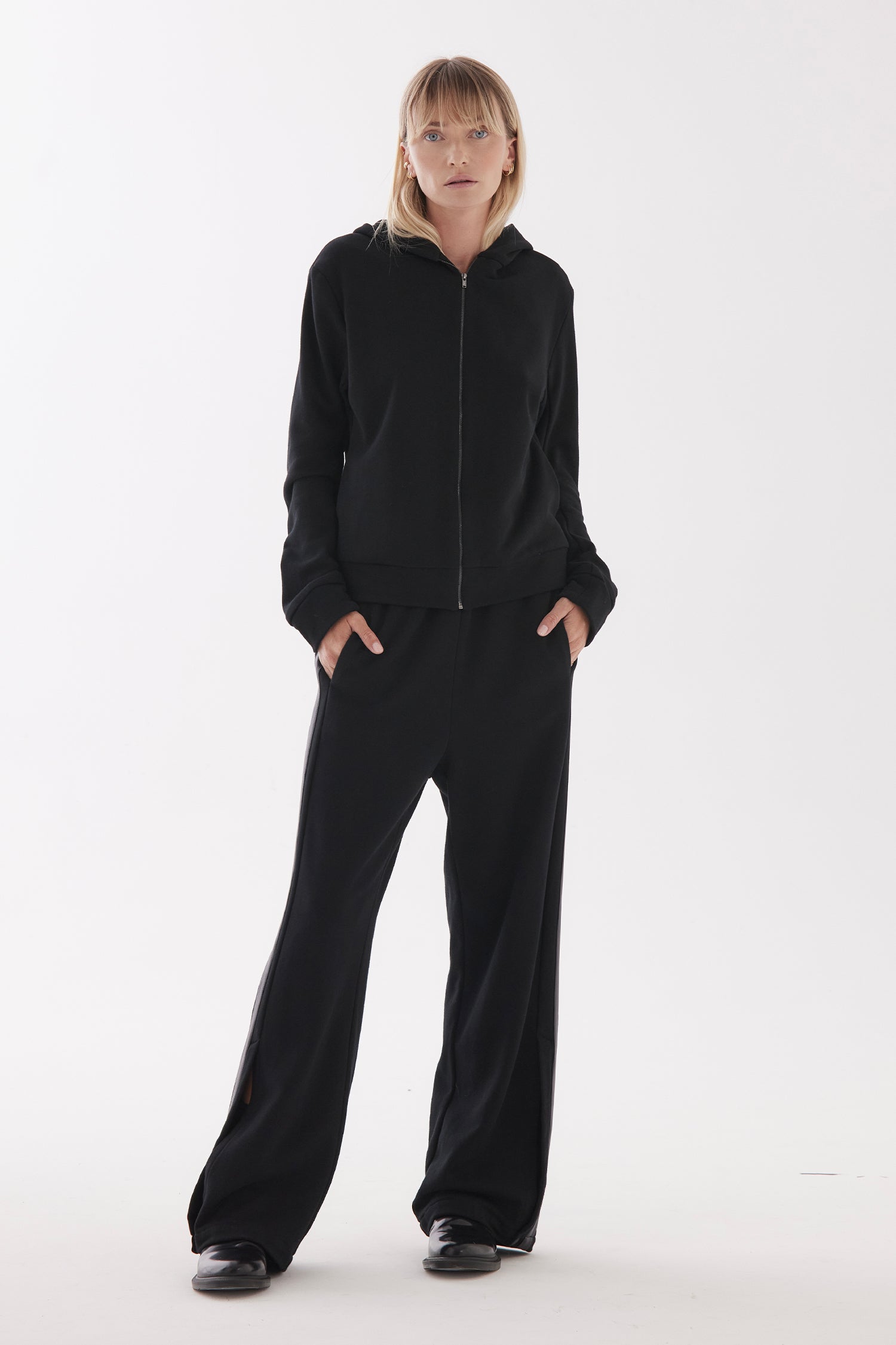 ZIP HOODIE IN TARSEAL, W25