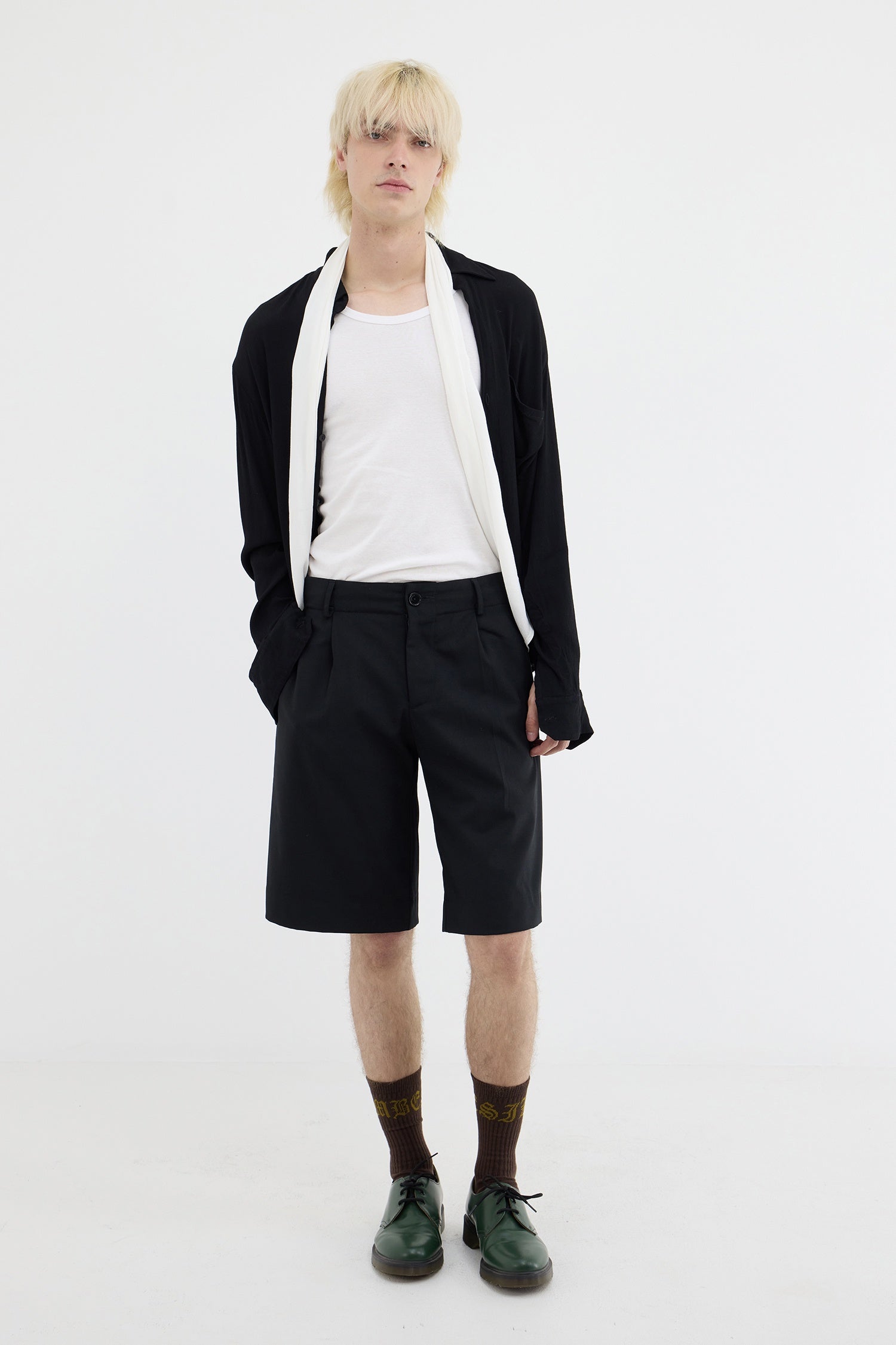 COLLEGE SHORT IN SUITBLACK (UNISEX), AW26