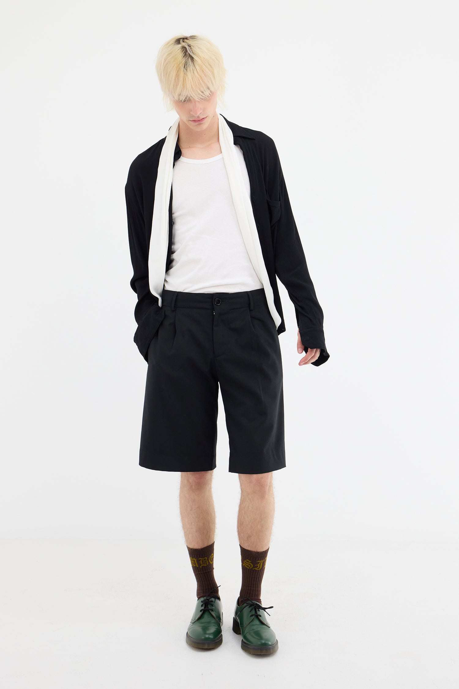 COLLEGE SHORT IN SUITBLACK (UNISEX), AW26