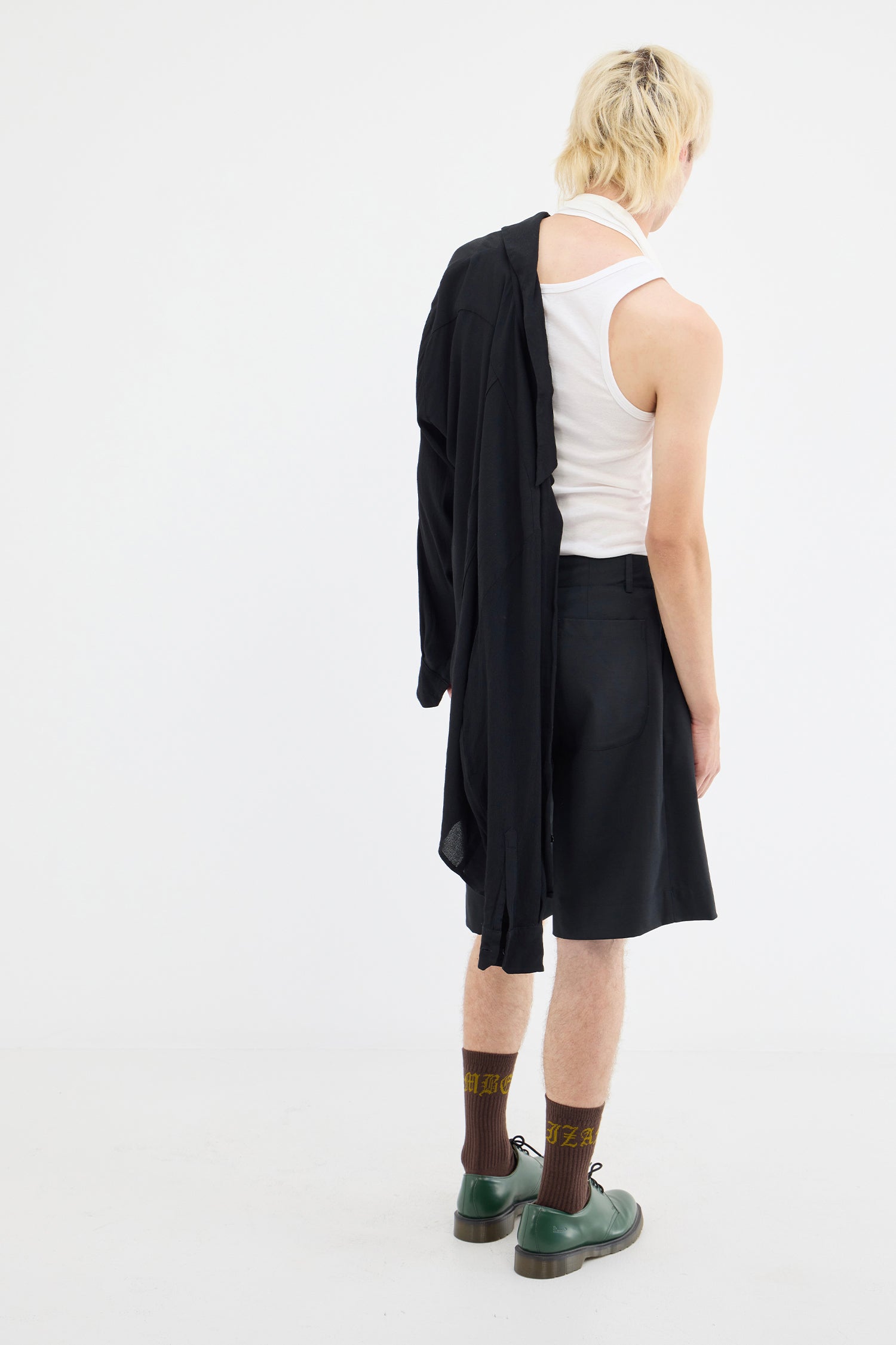 COLLEGE SHORT IN SUITBLACK (UNISEX), AW26