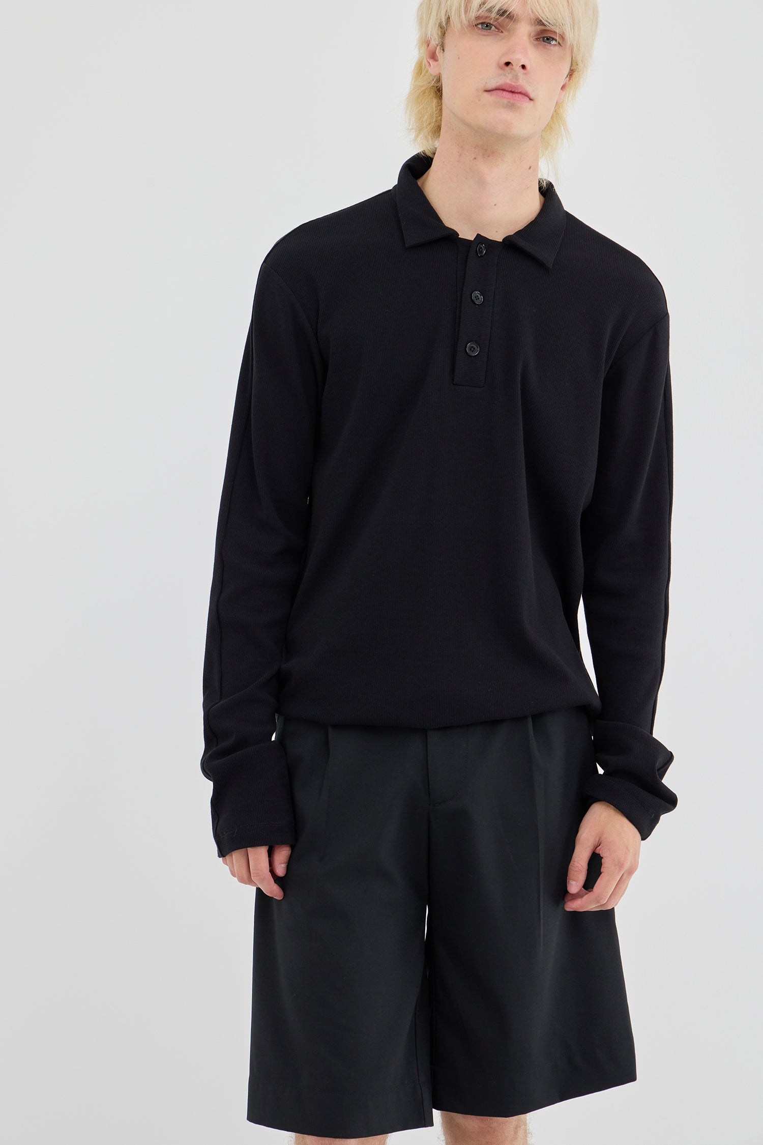 COLLEGE SHORT IN SUITBLACK (UNISEX), AW26
