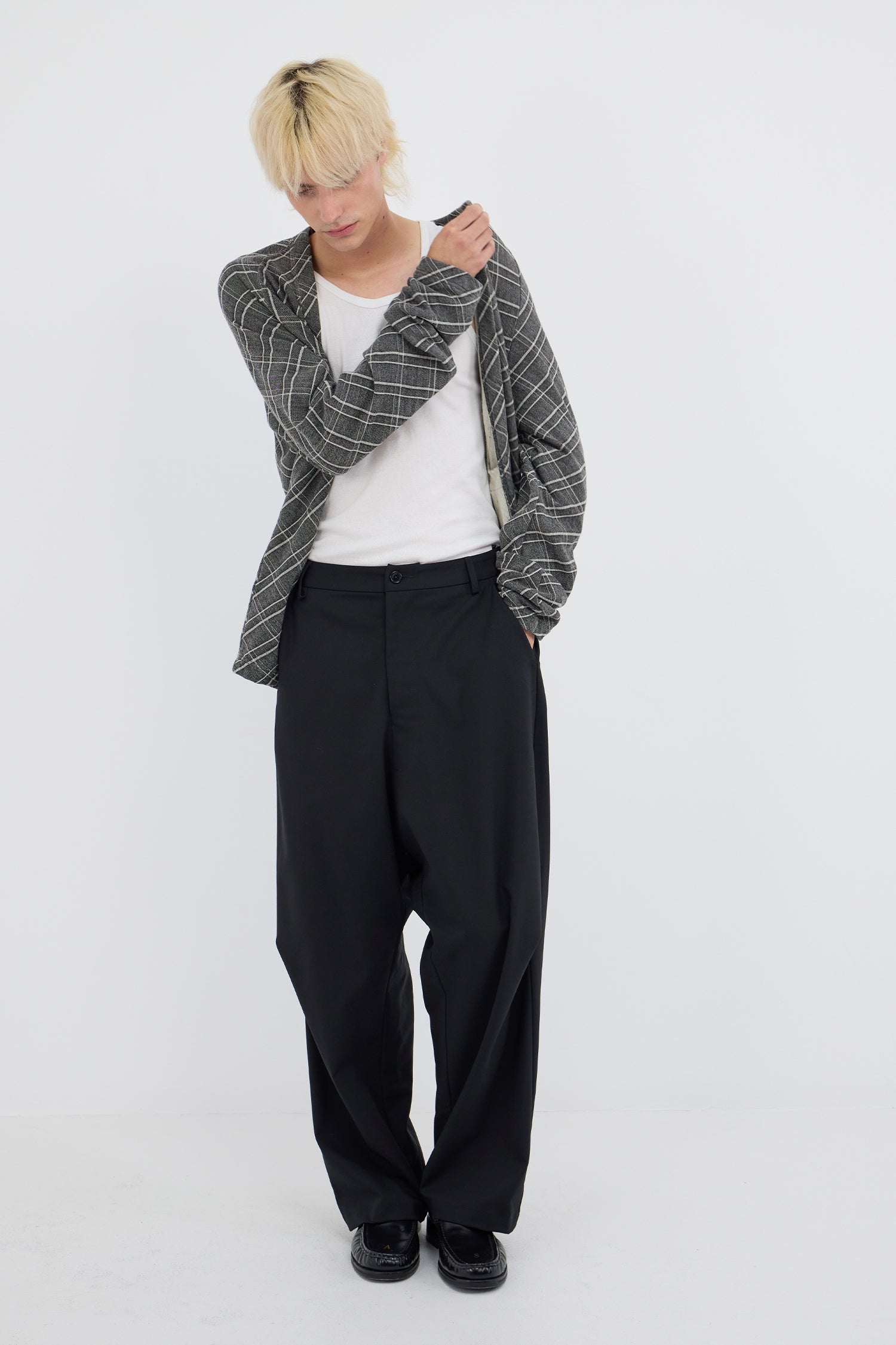 DROPOUT TROUSER IN SUITBLACK, AW26