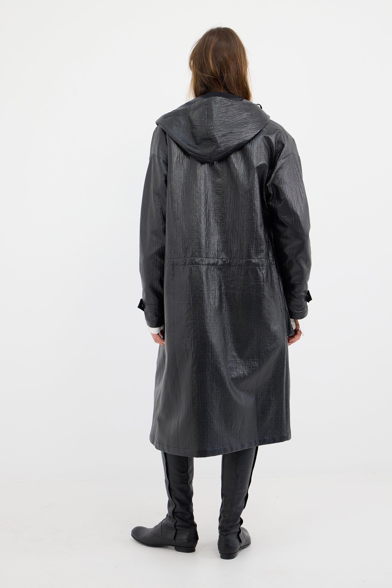 PARKA IN BITUMEN (UNISEX), AW26