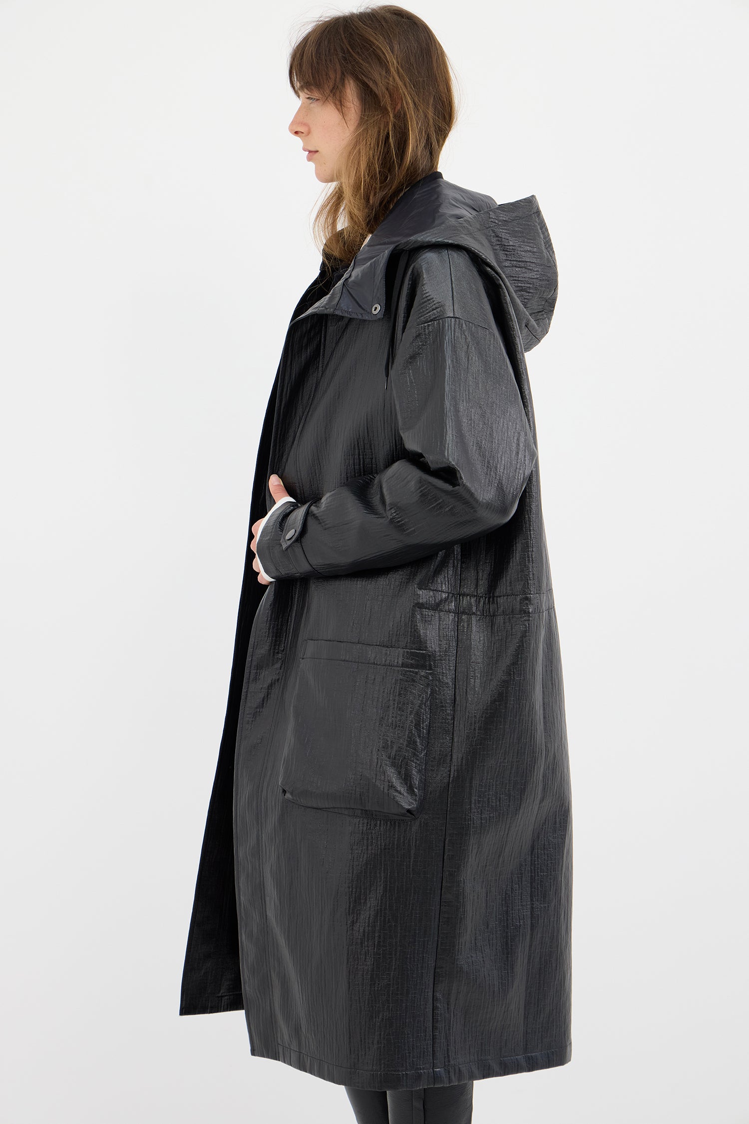 PARKA IN BITUMEN (UNISEX), AW26