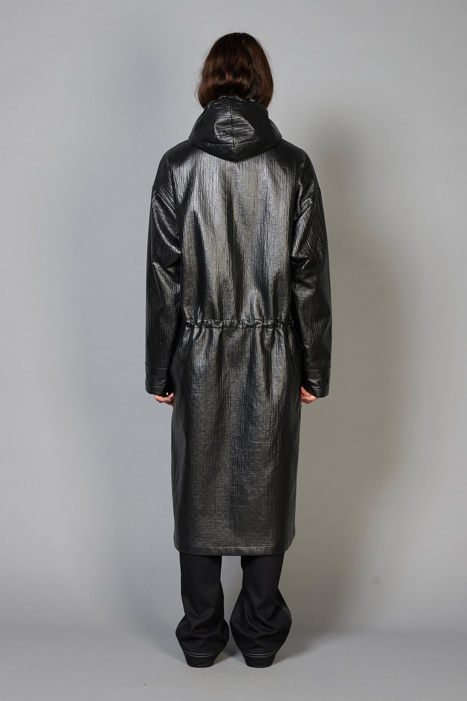 PARKA IN BITUMEN (UNISEX), AW26