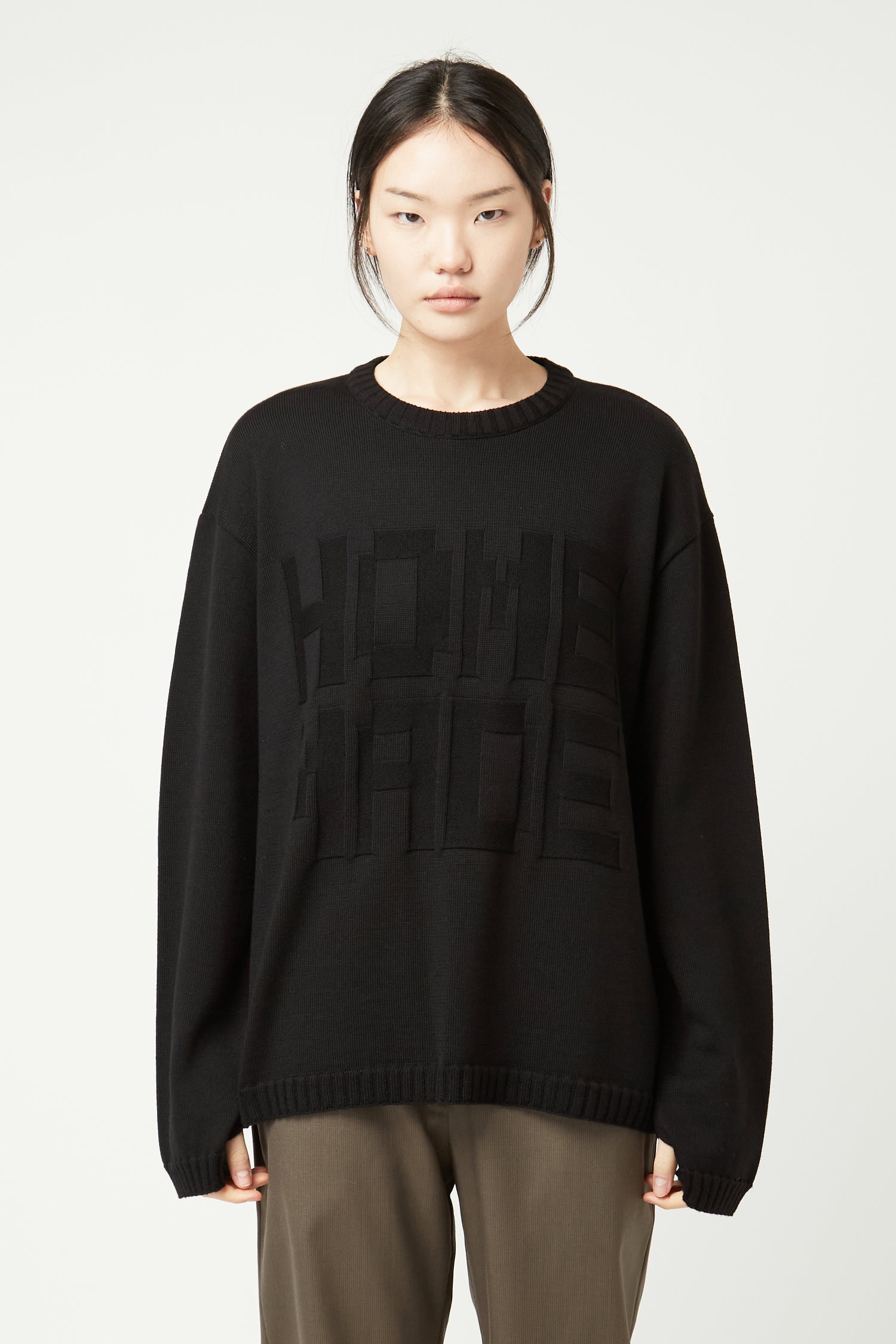 HOMEMADE SWEATER IN BLACK, W25