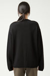 VERTICAL SWEATER IN BLACK, W25