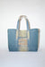 ACNE DENIM SHOPPER IN LIGHT BLUE/BEIGE, FW23