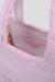 FURRY LOGO SHOULDER TOTE BAG IN LILAC PURPLE, FW23